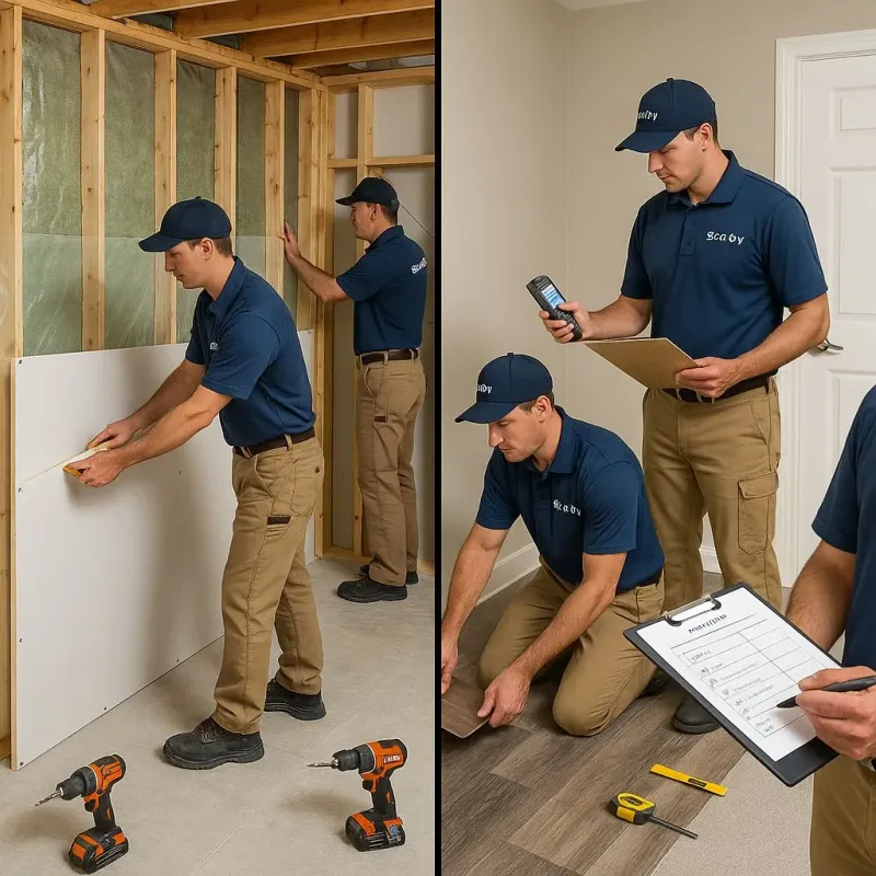 Repairs and Reconstruction process in East Chattanooga, TN