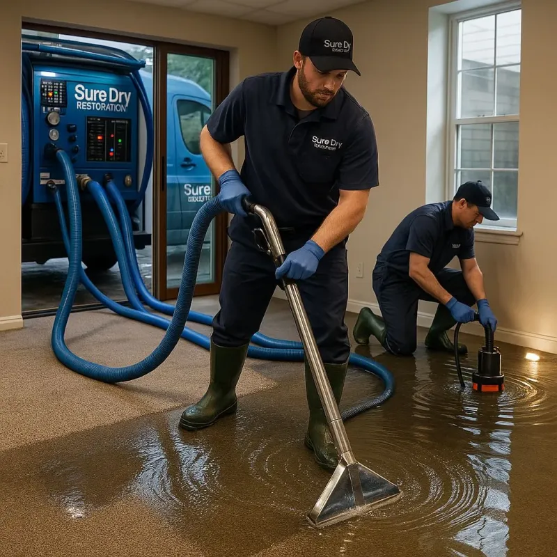 Water Extraction and Removal process in East Chattanooga, TN